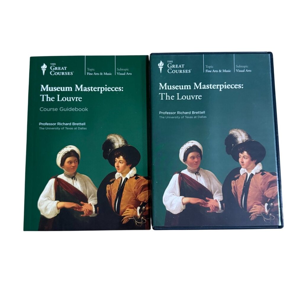 Great Courses Museum Masterpieces The Louvre DVDs Guidebook Richard Brettell